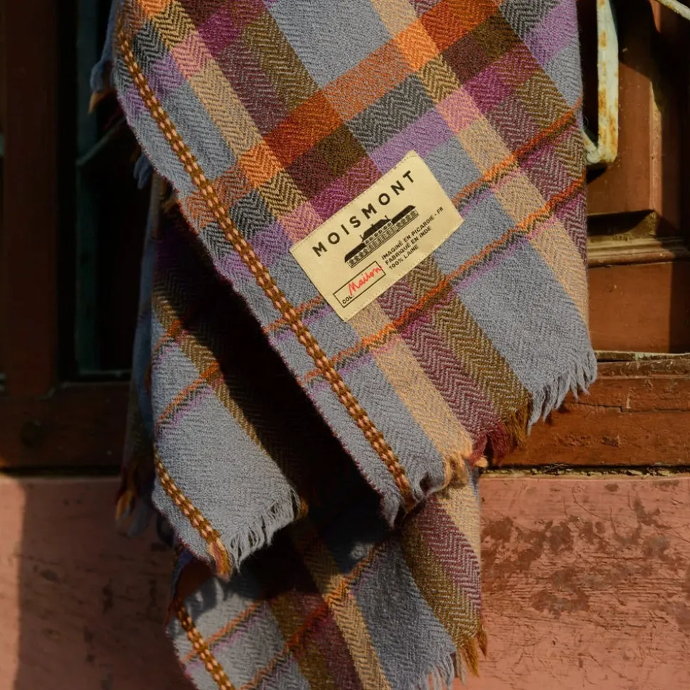 Plaid en laine n°82 - Cloud - Moismont