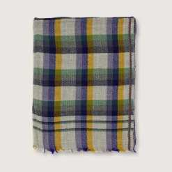 Plaid en laine n°82 - Kaki - Moismont