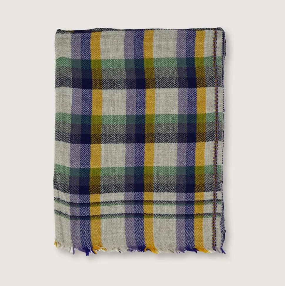 Plaid en laine n°82 - Kaki - Moismont