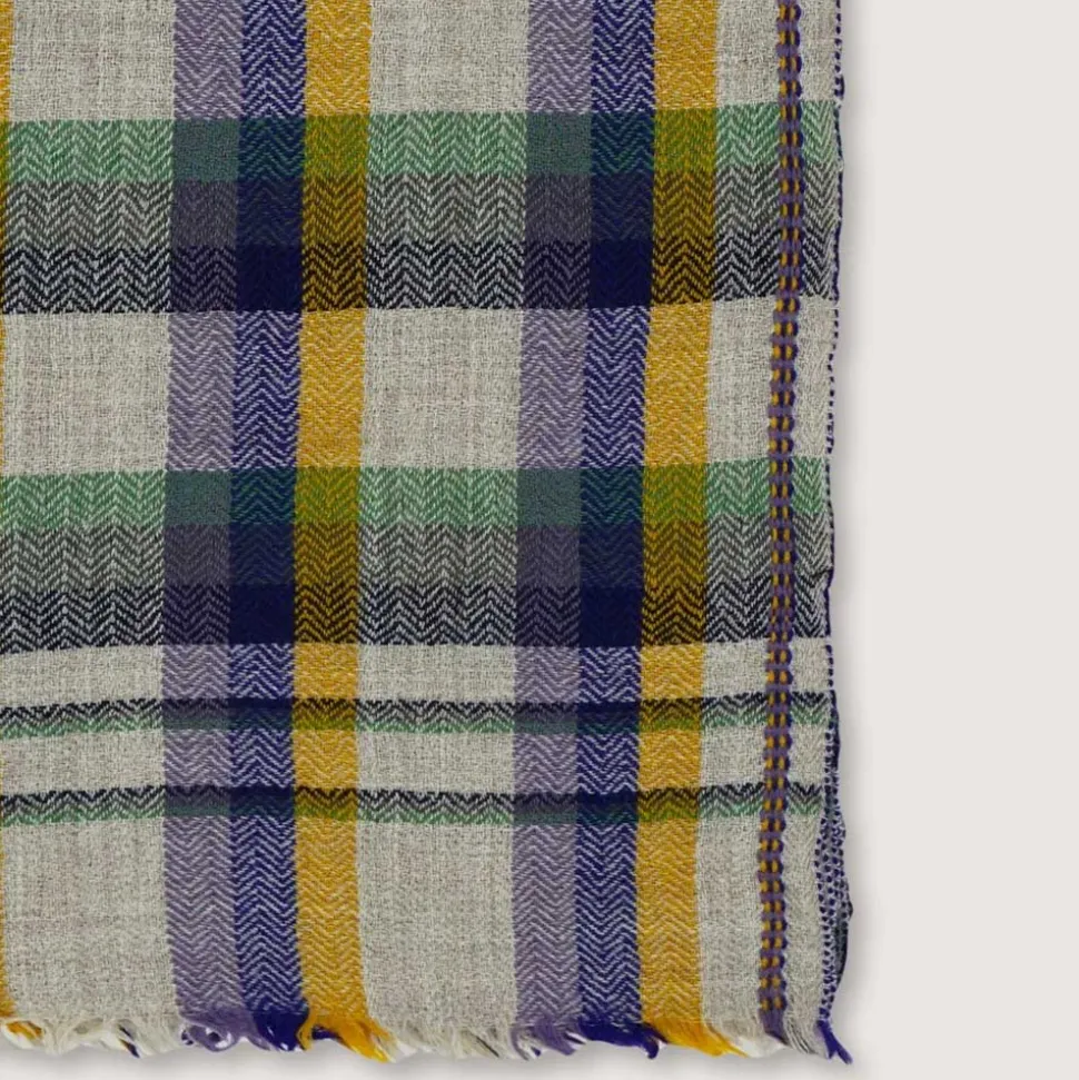 Plaid en laine n°82 - Kaki - Moismont