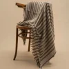 Plaid en laine n°75 - Navy Blue - Moismont