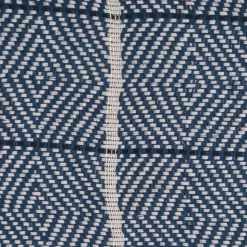 Plaid en lin et coton Canyon - Denim