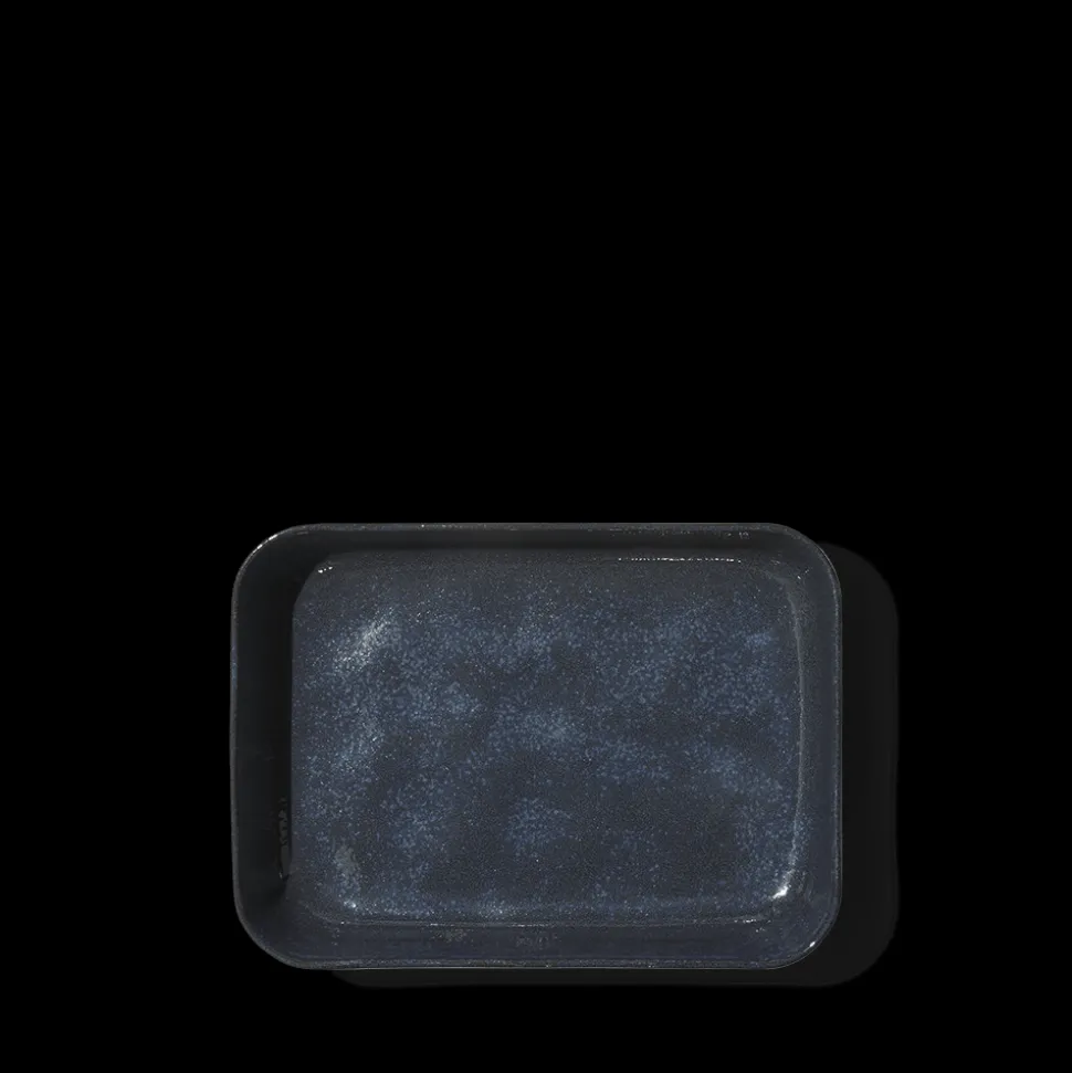 Plat en grès n°10 - Orage