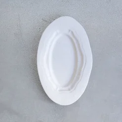 Plat oval Réfectoire - Sable Mat