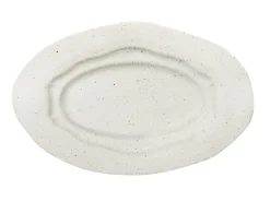 Plat oval Réfectoire - Sable Mat
