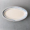 Plat ovale - Ligne Bleu