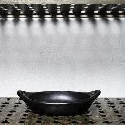Plat ovale Chamba - Noir