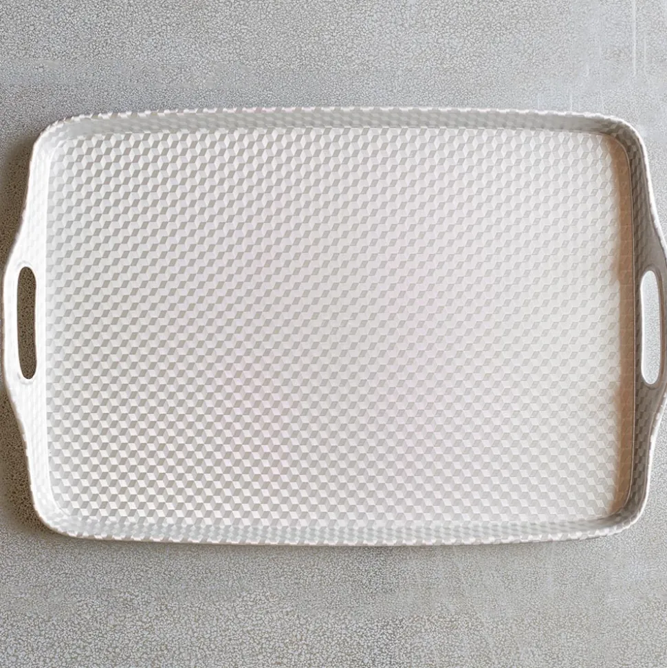Plateau en aluminium - Argenté