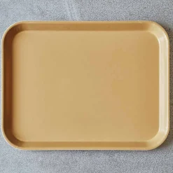 Plateau en fibre de verre - Doré