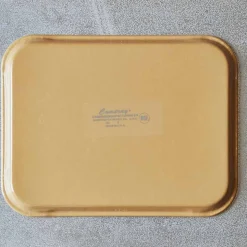 Plateau en fibre de verre - Doré