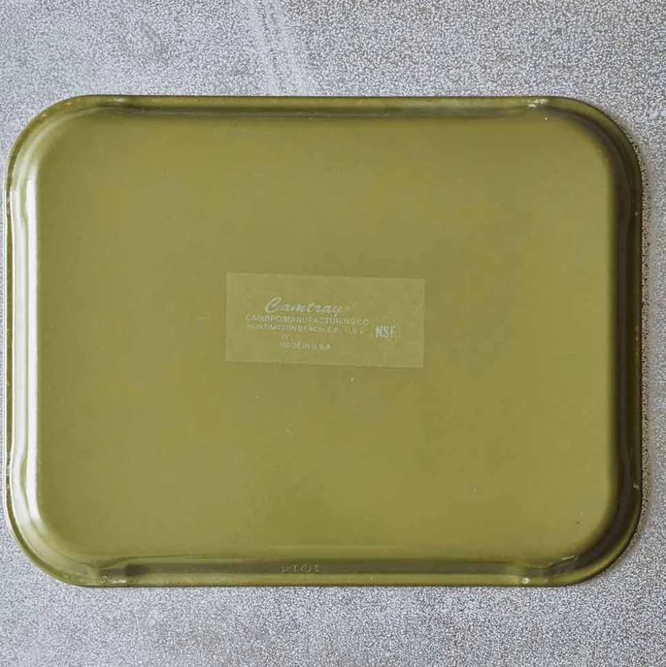 Plateau en fibre de verre - Vert Olive