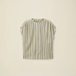 Pomandère - Chemise rayée - Pistachio