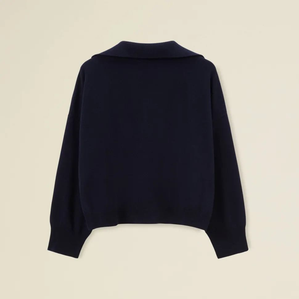 Pomandère - Pull en maille - Marine