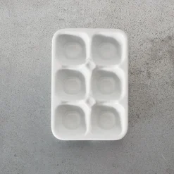 Porte oeuf X6 - Blanc