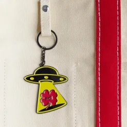 Porte-clés en métal Merci UFO - Tréfle