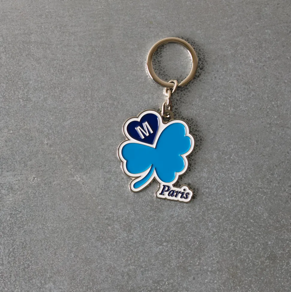Porte-clés Merci - Trèfle Bleu