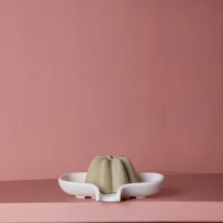 Porte-savon en silicone blanc