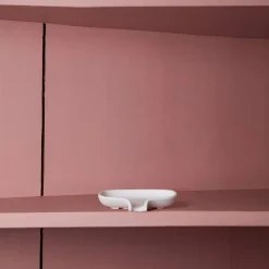 Porte-savon en silicone blanc