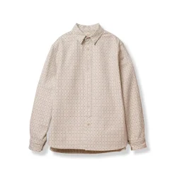 Prequel - Chemise à rayures indigo - Beige