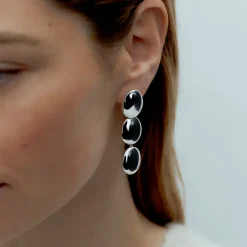RAGBAG - Boucles d'oreilles Dualism Oval - Argent