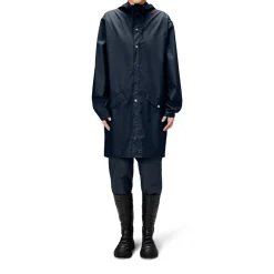 Rains - Veste Imperméable Longue - Marine