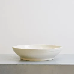 Saladier en grès fin - Blanc