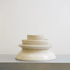 Saladier en grès fin - Blanc