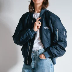 Schott x Merci - Bomber Vintage - Marine