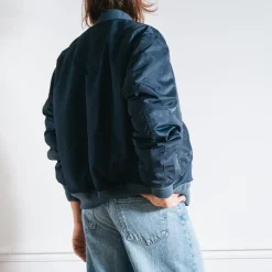 Schott x Merci - Bomber Vintage - Marine