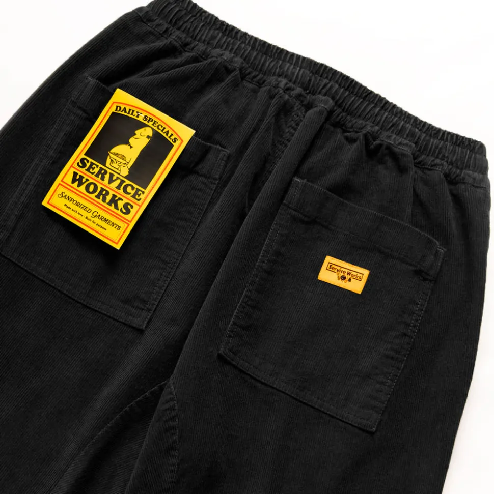Service Works - Pantalon Cordury - Noir