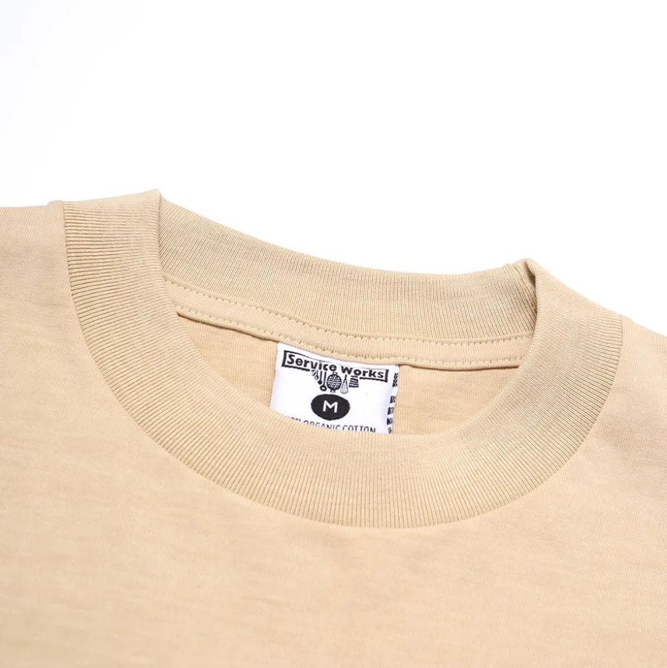 Service Works - Tee Shirt Arch Logo - Beige