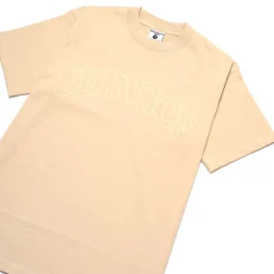 Service Works - Tee Shirt Arch Logo - Beige