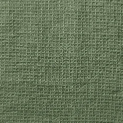 Serviette de bain en lin - Nid d'abeille - Vert d'Anduze