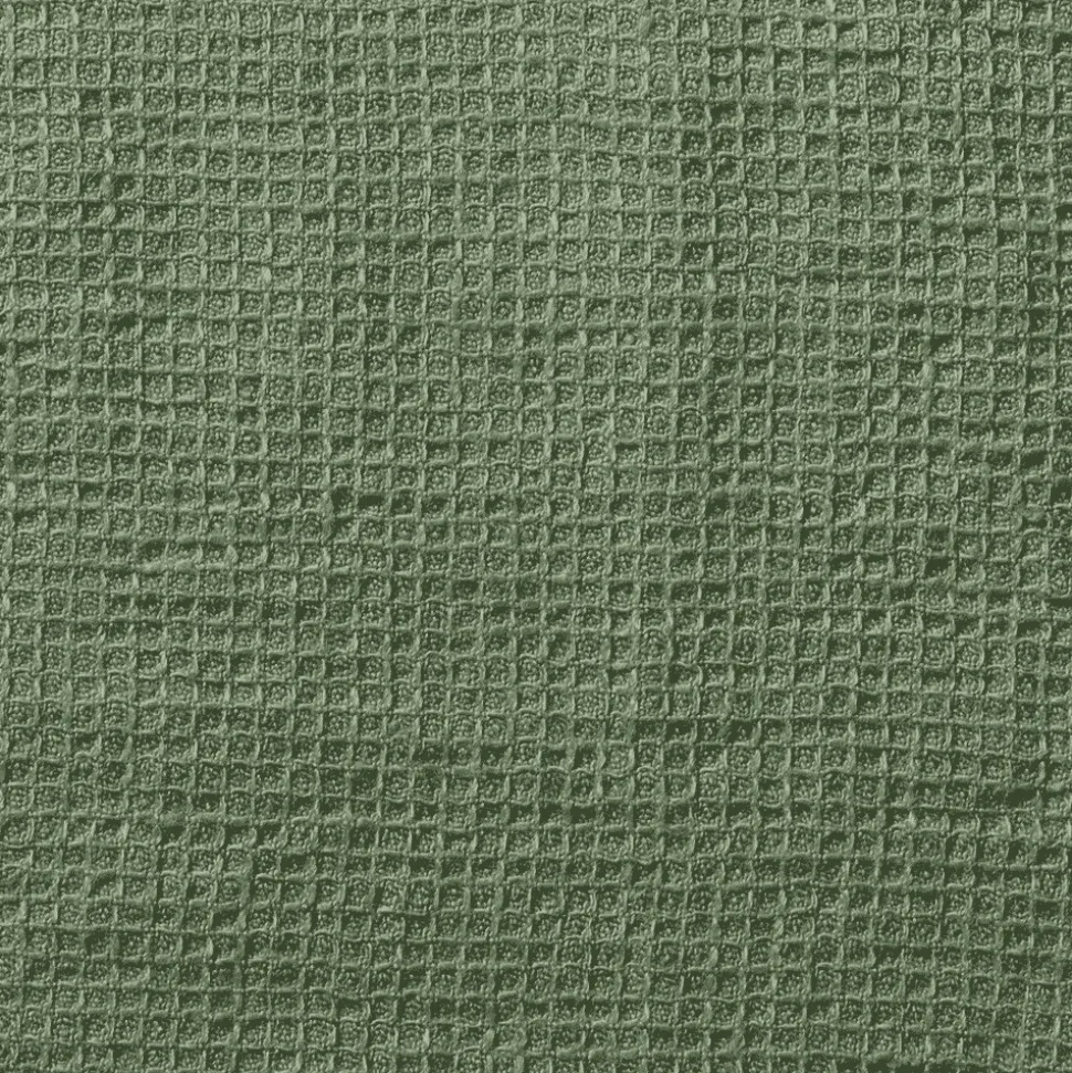 Serviette de bain en lin - Nid d'abeille - Vert d'Anduze