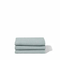 Serviette de bain en lin - Nid d'abeille - Gris Vésuve