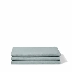 Serviette de bain en lin - Nid d'abeille - Gris Vésuve