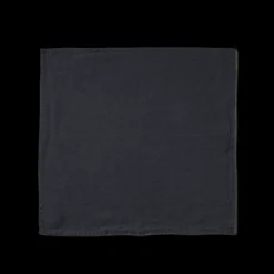 Serviette de table en lin lavé - Bleu Encre