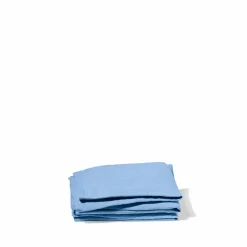 Serviette de table en lin lavé - Bleu Tyrrhénien