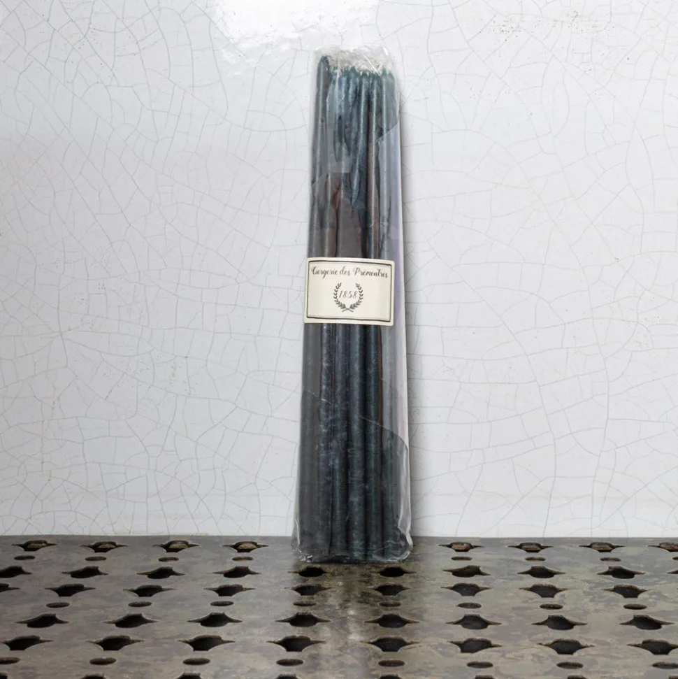 Set de 25 bougies fines - Vert