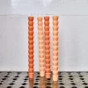 Set de bougie Taper - Orange & Peach