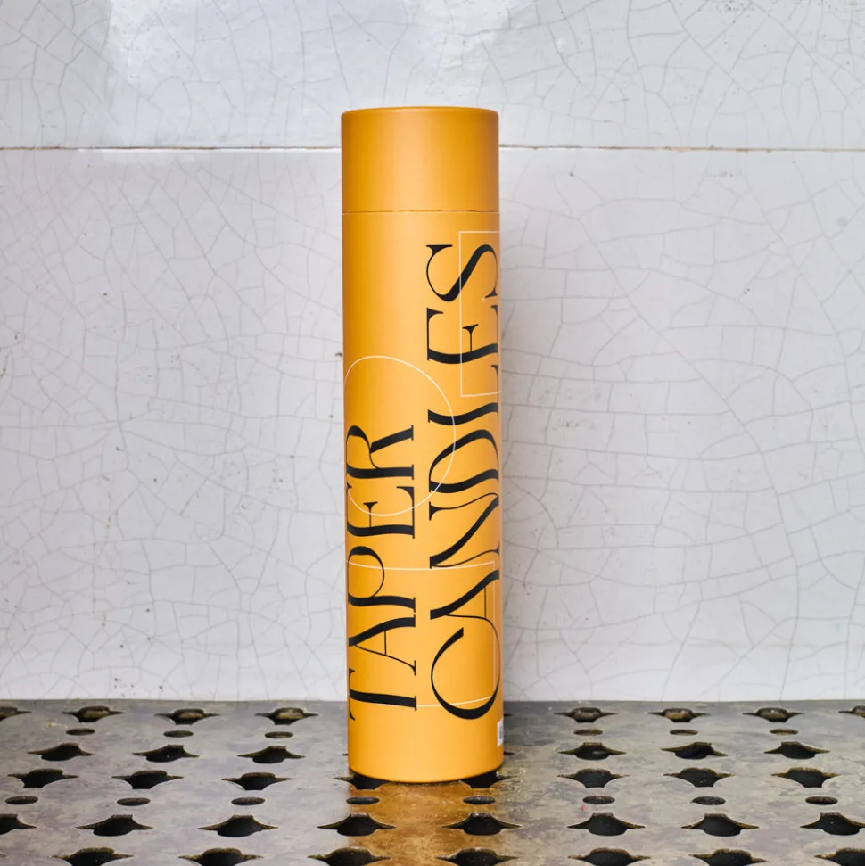 Set de bougie Taper - Orange & Peach