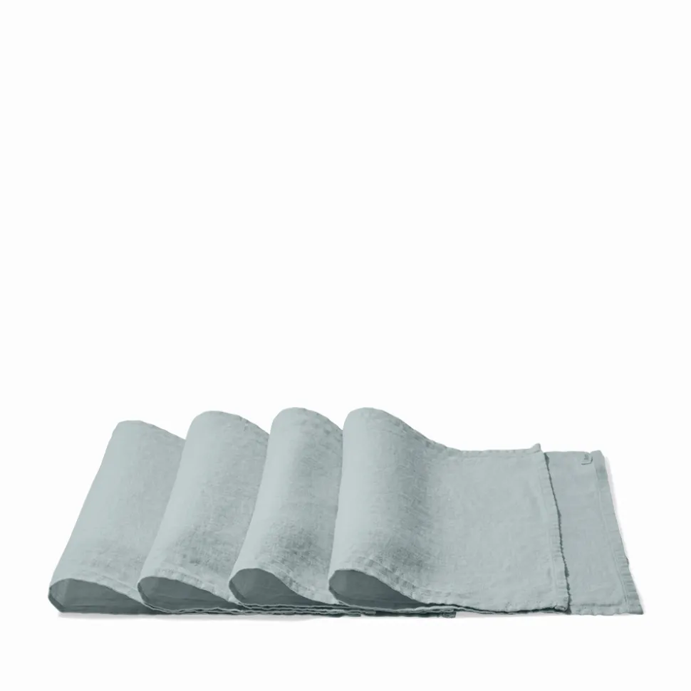 Set de table en lin lavé - Gris Vésuve