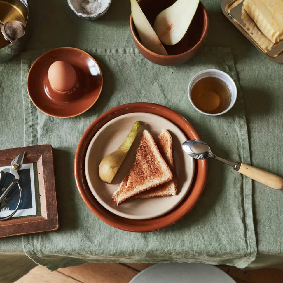 Set de table en lin lavé - Vert Komorebi