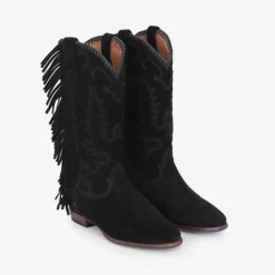 Shiloh - Bottes Midnight Franges - Noir