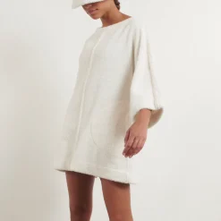 Simone Fan - Robe The Mini Dress - Ecru