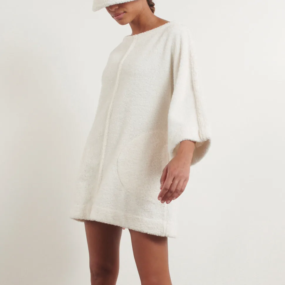 Simone Fan - Robe The Mini Dress - Ecru