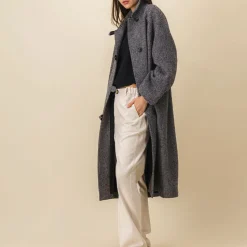 SIXSOEURS - Manteau Odile - Gris