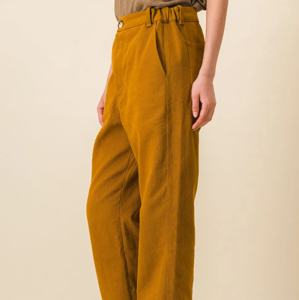 SIXSOEURS - Pantalon Jodie - Ocre