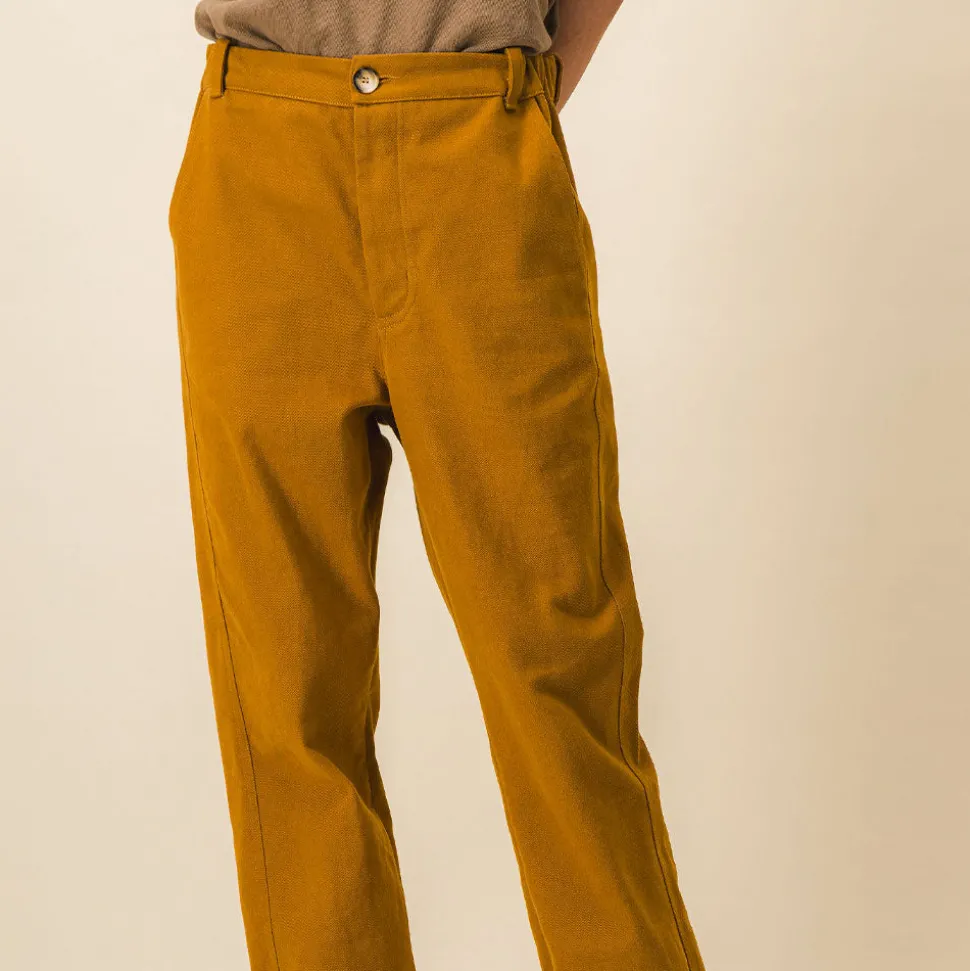 SIXSOEURS - Pantalon Jodie - Ocre