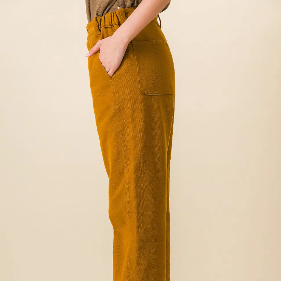 SIXSOEURS - Pantalon Jodie - Ocre